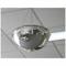 Full Dome Safety Mirror, Acrylic, 18 Inch Dia, Galvanized Steel, Indoor & Light Outdoor