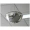 Full Dome Safety Mirror, Acrylic, 32 Inch Dia, Galvanized Steel, Indoor & Light Outdoor