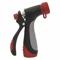 Water Nozzle, 100 psi Max. Pressure, Trigger, 3/4 Inch Size GHeight, Black/Red/Maroon
