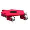 Rotating Machine Dolly, 26400 Lbs Load Capacity, 5 Rollers, 38.6 Inch Overall Length