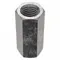 Coupling Nut, Plain, 18-8, Stainless Steel, 3/4 Inch -10 Thread, 1 Inch Hex Width, 2 PK