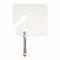 Blank Key Tag, Square-Slotted, 1 5/8 Inch Height, 1 1/2 Inch Width, White, 50 Pack