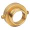 Fire Hose Adapter, 2 Inch Compatible Pipe Size, NST x NPSH, Straight, Brass, Pin Lug