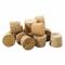 Natural Tapered Cork, 28 Trade Size, 1 27/32 Inch Bottom End Dia, 10 PK
