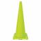 Traffic Cone, Not Approved for Roadway Use, Non-Reflective, 36 Inch Cone Height, Lime