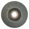 Flap Disc, Type 29, 5 Inch x 7/8 Inch, Zirconia Alumina, 60 Grit, Fiberglass Bk