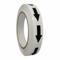 Floor Marking Tape, Arrow, Black/White, 3/4 Inch x 120 ft, 6 mil Tape Thick