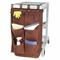 Caddy, 32 Inch Overall Length, 19 Inch Width, Brown, Polyester