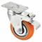 Standard Plate Caster, 4 Inch Dia, 5 1/8 Inch Height, Swivel