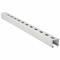 Strut Channel - Slotted, Steel, Painted, 12 ga Gauge, 4 ft Overall Length, White