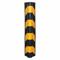 Speed Bump Corner Guard, Rubber, 36 Inch Size Lg, 3/4 Inch Size Width, Black/Yellow