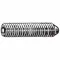 Set Screw, M5x0.8 Thread Size, Pln, 35 mm Lg., 4 mm Drive Size, Cone, Hex Socket, 100 Pk