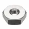 Hex Nut, 5/16 18 Thread, 1/2 Inch Hex Width, 17/64 Inch Hex Height, Stainless Steel