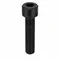 Socket Head Cap Screw, #6-40 Thread Size, 5/8 Inch Length, Std, Black Oxide, Steel