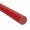 Silicone Round Cord, Food, Red, 100 ft Length, 1/16 Inch Size, 0.07 Inch Size, 50A