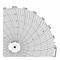 Circular Paper Chart, 10.6 Inch Chart Dia, 0 to 400, 100 Pack