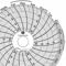 Κυκλικό χάρτινο διάγραμμα, διάγραμμα 3 ιντσών, 76 μοίρες έως 122 μοίρες F, πακέτο 60