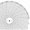 Kör alakú papírtábla, 10 hüvelykes diagram átmérője, 0-60, 100 csomag