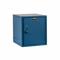 Box Locker, 11 Inch x 12 Inch x 13 in, 1 Tiers, 1 Units Wide, Solid, Padlock Hasp, Blue