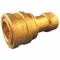 Hose Coupling, 3/4 Inch Size, 3/4-14 Inch Thread Size, Brass