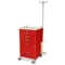 Narrow Emergency Cart, 34.5 x 18 x 18 Inch Size