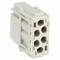 Industrial Rectangular Connector Insert, Crimp, Male, 16 A Current Rating