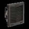 Side Mount Filter Fan, 115V, 70 CFM, Black