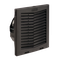 Ventilator cu filtru montat lateral, 230 V, 103 CFM, negru