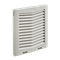 Grilă de evacuare a ventilatorului cu filtru, dimensiune de 10 inchi, gri