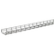 Σύστημα δίχτυ καλωδίων από συρμάτινο πλέγμα, 2 x 20 x 120 ίντσες μέγεθος, μαύρο, ατσάλι