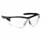 Safety Glasses, Wraparound Frame, Half-Frame, Reflect 50, Black, Black, Unisex, S4163