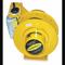 WIRING DEVICE-KELLEMS Retractable Cord Reel, Flying Lead, Yellow, Black