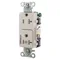 Straight Receptacle, 1/2 Load Controlled, 20A 125V, B And S Wired, Light Almond