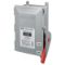Enclosed Disconnect Switch, 600 VAC, 3 Pole, 30 A, Grey