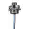 Receptacle, Male, Dual Key, 4 A, 5 Pole, Size 1/2 Inch Npt