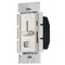 Dimmer Switch, Pre-Set Slider, Single Pole, 600W, 120VAC, Light Almond