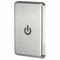 Touch Switch Face Plate, Blank, Silver, 0 Outlet Openings, 0 Switch Openings