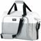 Portable Cooler, Polyester, 16 Inch x 10 1/4 Inch x 12 Inch Exterior Size, White