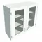 Wall Cabinet, Size 36 x 13 x 30-5/8 Inch, Pearl White