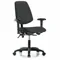 Vinyl Cleanroom Task Chair, With 19 to 24 Inch Seat Height Range, Black