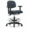 Vinyl Cleanroom Task Chair, With 22 to 29 Inch Seat Height Range, Navy