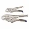 Locking Pliers Set, Curved, 1 1/2 in 1 7/8 Inch Max Jaw Opening