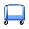 Steel Deck Panel Mover Cart, 8 Inch Mold-On-Rubber Casters, 4 Swivel