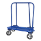 Drywall Cart, 2000 lbs. Capacity, 8 Inch Mold-on-Rubber Casters, 2 Rigid, 2 Swivel