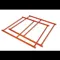 Frame Kit, 4 x 8 Feet Size, Metal, Pack Of 2