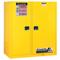 Drum Safety Cabinet, 115 Gallon, Manual Close, 435L, 1651 x 1499 x 864mm Size, Yellow