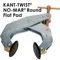 Cantilever Clamp, 3 Inch Jaw Opening, Round Flat pad Jaws