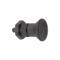 Spring Plunger, With Locking Nut, Black Oxide-Coated Steel Body