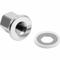 Hygienic USIT Cap Nut w/Washer, M12 Thread, 316L, Stainless Steel, 18 mm Hex Width, EPDM