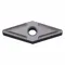 Diamond Turning Insert, Tic+Tin Component, Neutral, 3/16 Inch Thick1/32 Inch Corner Radius